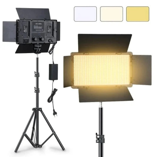 Camera Light with Stand 10 inch
