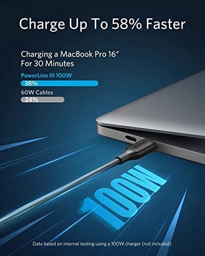 Anker PowerLine III USB C to USB C 100 Watt 1.8 m