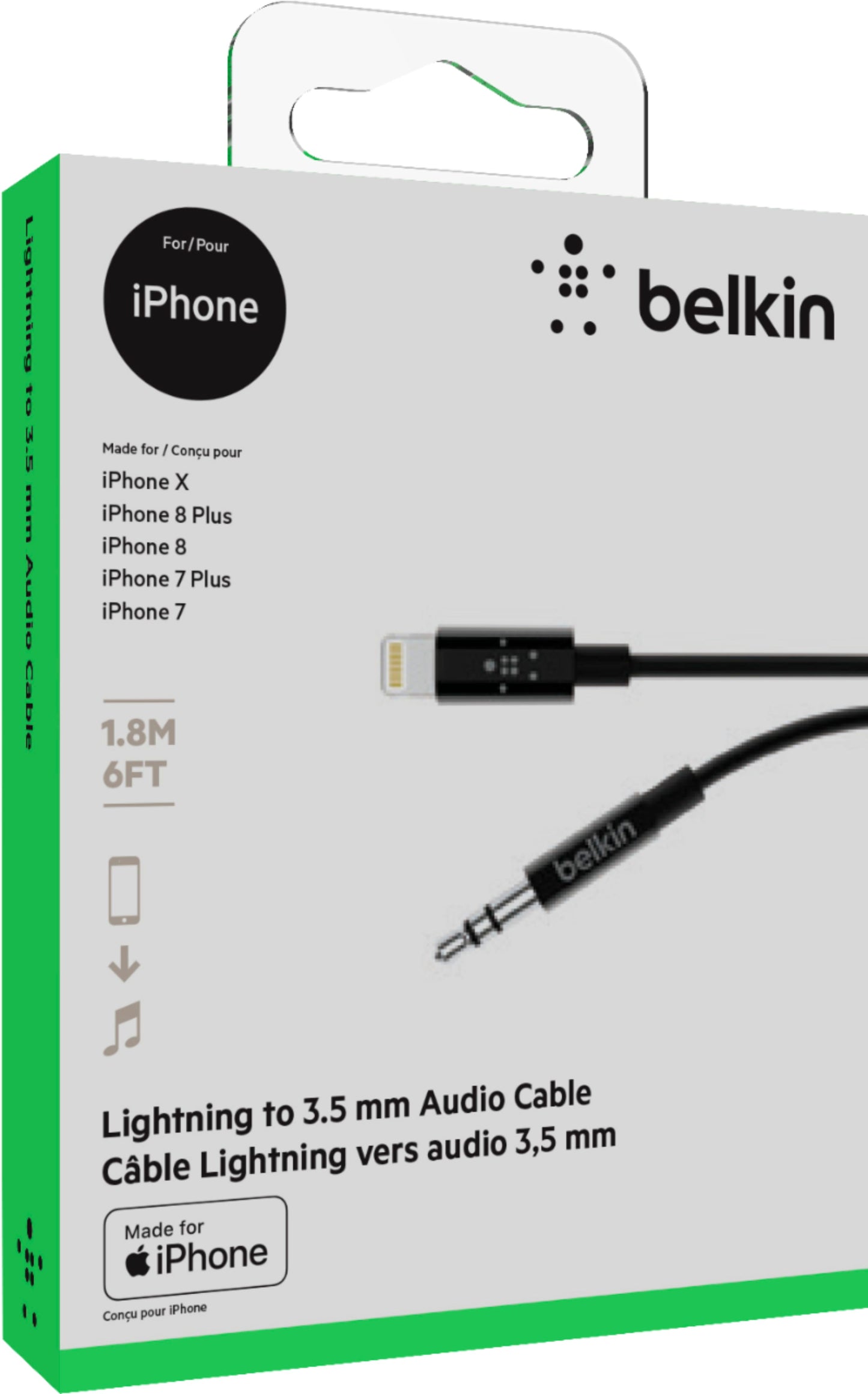 Belkin Lightning to AUX