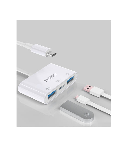 Yesido OTG Adapter Type-C to USB and PD Quick Charge GS17