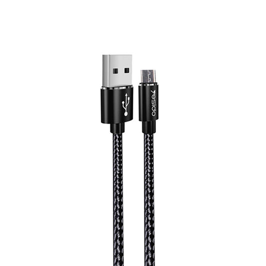 Yesido Micro Charging and Data Cable Cloth Braided 1.2 meter Ca57