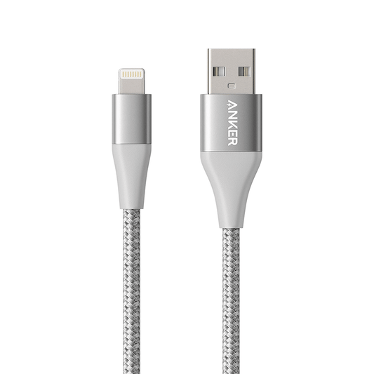 Anker PowerLine+II Lightning Silver 0.9 m