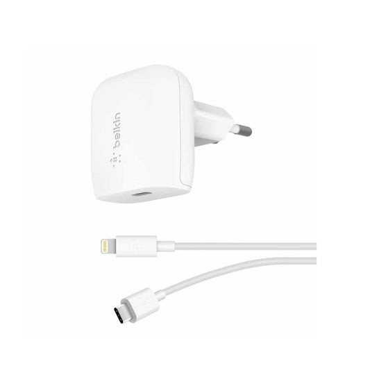 Belkin USB-C Wall Charger 20 Watt with Lightning Connector